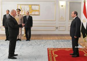 الرئيس السيسي يشهد أداء اليمين القانونية للمستشار عبدالرزاق محمود شعيب رئيسًا لهيئة قضايا الدولة