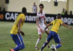 علي إستاد برج العرب الزمالك وصن داونز في دوري ابطال افريقيا