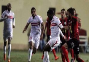 “روقة” يتقدم للزمالك بهدف في شباك الداخلية