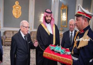 ولي العهد السعودي يعقد اجتماعا ثنائيا مع الرئيس التونسي
