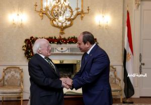 الرئيس السيسي يدعو نظيره الأيرلندي لزيارة القاهرة والمشاركة بحفل افتتاح المتحف المصري الكبير