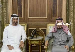 الملك سلمان يستقبل محمد بن زايد في الرياض