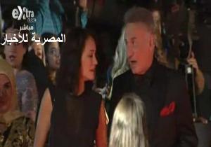 أول ظهور لـفنان "عزت أبو عوف" وزوجته فى مهرجان القاهرة السينمائي