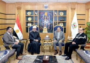 مفتي الجمهورية يزور جامعة المنصورة ويشارك في ندوة "دور الدين في بناء الإنسان"