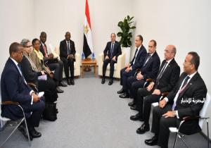 الرئيس السيسي يلتقي نظيره الجنوب إفريقي على هامش قمة تجمع بريكس