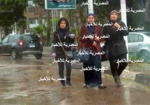 أمطار غزيرة وصقيع بالإسكندرية.. وإغلاق ميناء المحافظة