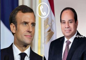 الرئيس السيسي يتلقى اتصالًا هاتفيًا من «ماكرون» يتناول العلاقات الثنائية بين البلدين وسبل تعزيزها