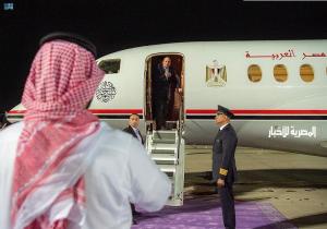 الرئيس عبد الفتاح السيسي يغادر جدة