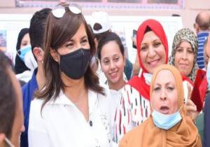 وزيرة الهجرة: مصريو الخارج سجلوا جهود "حياة كريمة" بالقليوبية حتى الزغروطة.. صور