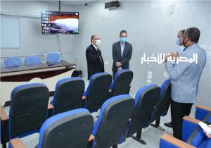محافظ الغربية يتفقد المديرية المالية بعد تجديدها