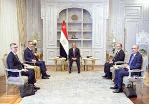 الرئيس السيسي يستقبل وزير خارجية تركيا