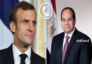 الرئيس السيسي يستعرض مع ماكرون رؤية مصر بشأن الوقف الفوري لإطلاق النار والتوسع في إدخال المساعدات لغزة