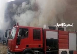 اندلاع حريق بمخزن كرتون أسفل عقار سكني بمنطقة الطوابق بحي فيصل