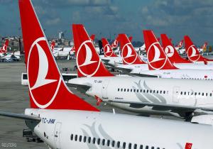 إخلاء طائرة ركاب تركية بسبب رسالة مشبوهة بمرحاض