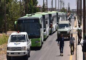 حافلات النظام تدخل درعا البلد تنفيذا لاتفاق التسوية