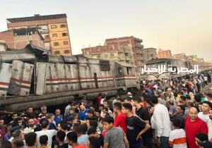 النيابة العامة تأمر بتشكيل لجنتين في واقعة تصادم قطارين بمدينة الزقازيق