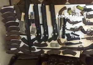 ضبط أسلحة نارية ومخدرات وقضايا تموينية خلال حملات في كفرالشيخ