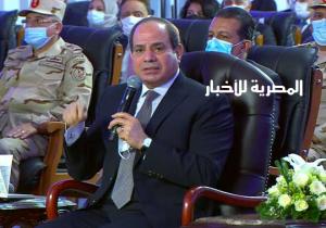 الرئيس السيسي: أوجه الشكر لوزير الكهرباء باسم كل المصريين