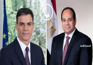 الرئيس السيسي يبحث هاتفيًا مع رئيس الوزراء الإسباني الأوضاع الإقليمية والتطورات في قطاع غزة