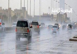 أمطار غزيرة يصاحبها برق ورعد بفيصل والهرم