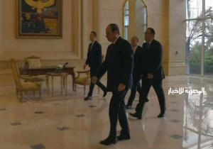 الرئيس السيسي يصل مقر انعقاد المؤتمر الاقتصادي ـ مصر 2022 بالعاصمة الإدارية الجديدة