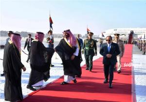 المتحدث الرئاسي ينشر صور استقبال الرئيس السيسي لـ ولي العهد السعودي ومباحثاتهما