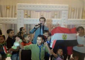 محبوب العرب ابراهيم الصافي يشعل حفل يوم اليتيم بأغنيته ياهوى اسكندرية بالشرقية