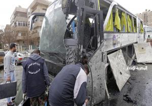 ارتفاع عدد قتلى تفجير دمشق الدامي