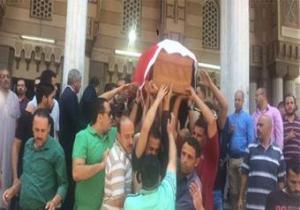 تشييع جنازة رئيس مباحث شربين المقدم أحمد حسين من مسجد النصر بالمنصورة