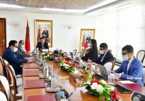وزير الخارجية المغربي نَاصـــر بوريطَـــة يتباحَـــث مـــع الأمين العام لمجلس التعاون لدول الخليج العربية.