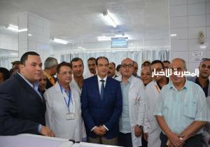 بالصور ... افتتاح وحده العنايه المركزة  الجديدة بمستشفي ميت غمر العام