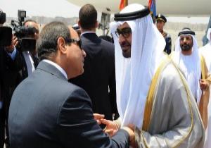 السيسى لـ"بن زايد" العلاقات بين مصر والإمارات تمثل نموذجا مثاليا للتعاون