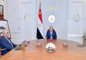 الرئيس يطّلع على نشاط وخطط ومشروعات الهيئة العربية للتصنيع في مختلف المجالات المدنية والعسكرية