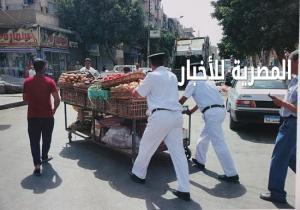 شاهد..تنفيذ 944 إزالة إدارية وتحرير 1036 محاضر اشغالات فى الطريق وباليئة وإدارة بدون ترخيص وبائع متجول