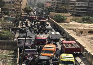 إنفجار سيارة مفخخة بمنطقة رشدى والمواطنيين يتظاهرون بموقع الإنفجار مرددين " ها ننزل الإنتخابات "