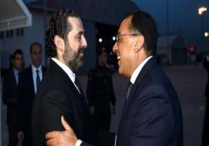 رئيسا الوزراء المصرى واللبنانى يؤكدان تطلعهما لتعزيز علاقات التعاون