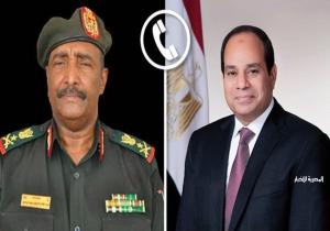 الرئيس السيسي يُجري اتصالًا هاتفيًا برئيس مجلس السيادة السوداني لتعزيته في وفاة نجله