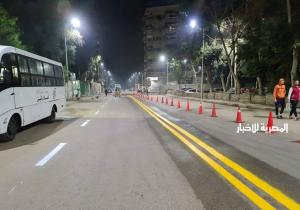 غلق جزئي للطريق الزراعي بالإسكندرية بسبب كسر مفاجئ في خط مياه