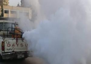حملات لمكافحة البعوض والناموس فى قرية "بطا" بالقليوبية