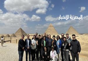 وفد منظمي الرحلات الصينيين في زيارة للمعالم السياحية بمدينتي القاهرة والأقصر