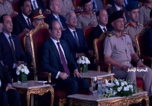 الرئيس السيسي يشاهد فيلمًا تسجيليًا بعنوان "حكاية شعب"