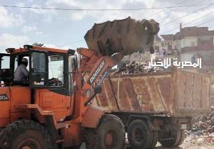 رفع تجمعات القمامة والمخلفات الصلبة في حملة بالجمالية