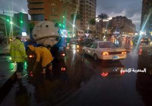 أمطار رعدية غزيرة تضرب الإسكندرية في رابع أيام «الفيضة الصغرى»