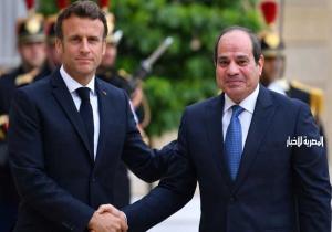 الرئيس السيسي و«ماكرون» يؤكدان أهمية استعادة التهدئة من خلال الوقف الفوري لإطلاق النار فى غزة وإنفاذ المساعدات