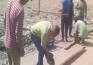 تجهيز الموقف البديل لموقف السيارات المؤقت بترعة المنصورية بالدقهلية