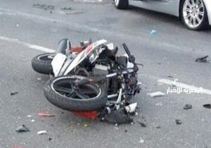 مصرع شخص في حادث تصادم بين ميكروباص ودراجة على طريق سمنود - طلخا
