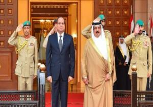 الرئيس السيسى يزور متحف البحرين الوطنى ويشهد عرضاً فنياً