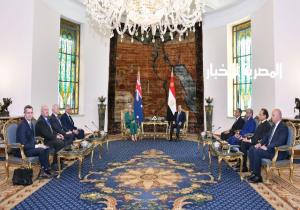 المتحدث الرئاسي ينشر صور الرئيس السيسي يستقبل الحاكم العام لكومنولث أستراليا