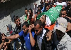 استشهاد فلسطينى شرق خان يونس خلال تظاهرة على حدود قطاع غزة