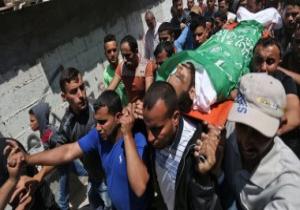 استشهاد فلسطينى شرق خان يونس خلال تظاهرة على حدود قطاع غزة